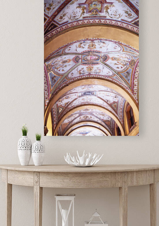 Ceiling Fresco Italy by Iris H Richardson