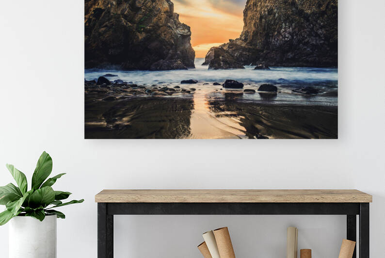 sunset view  by Vibrant Canvases