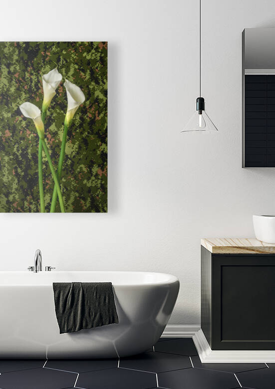 Peace and love callas lilies flower of peace by Francois Lariviere