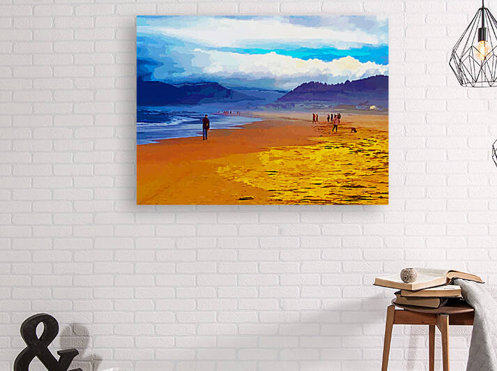 Walking on Rockaway by ArcheanArt