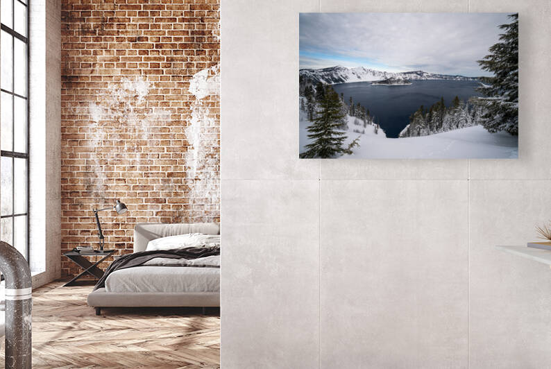 Winter in Crater Lake by Noah Lang