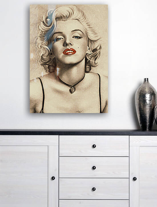 marylin monroe by Vibrant Canvases