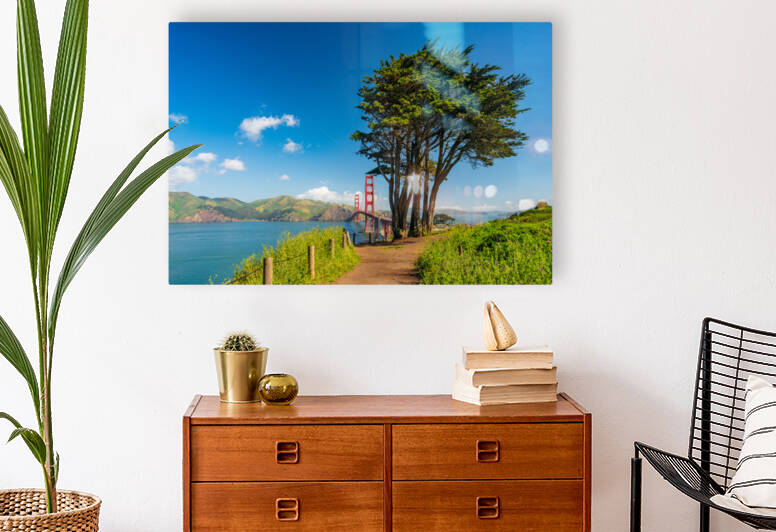 Marin Headlands and Golden Gate Bridge by Steve Heap