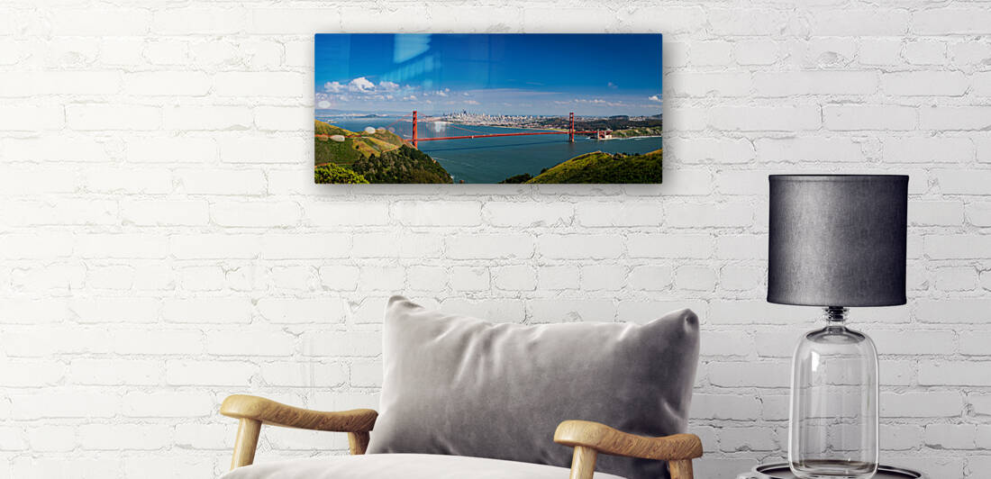 Panorama of the Golden Gate Bridge by Steve Heap