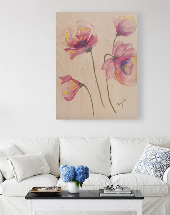 Pink Flower Burst by Cheryl Zapata