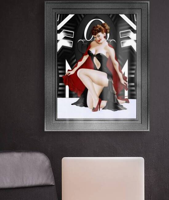 The Red Cape by Peter Driben Remastered Vintage Art Xzendor7 Reproductions by xzendor7