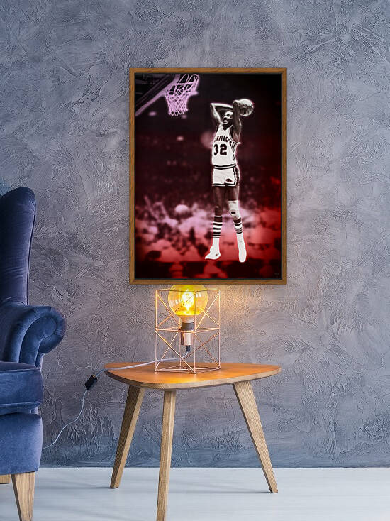 1979 Arkansas Razorbacks Sidney Moncrief Dunk Print by Row One Brand