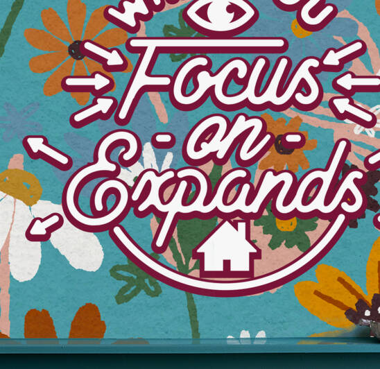 What you focus on expands   24x24   Hotel by Ava Stochinsky