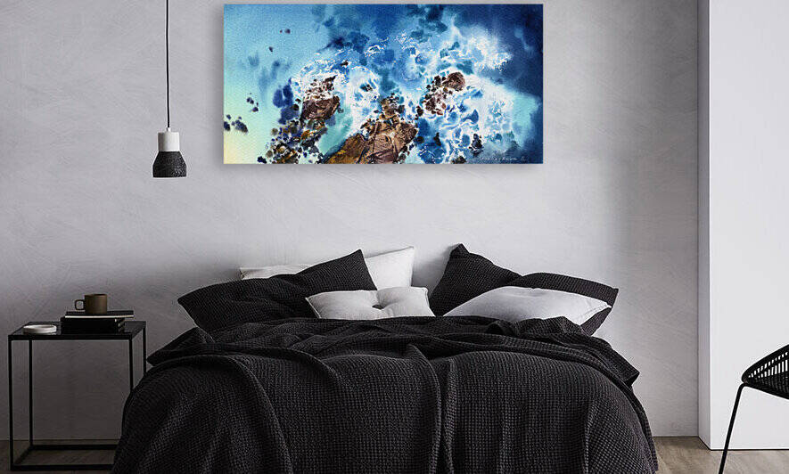 Seaside from a height of flight 5 by Eugenia Gorbacheva