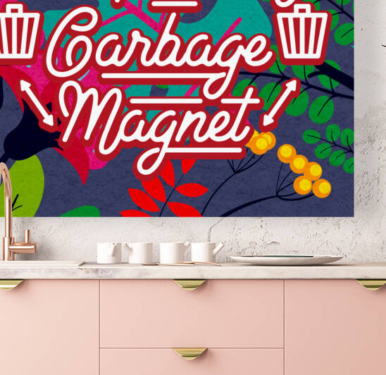 Complaining   Garbage Magnet   12x12   Alpha by Ava Stochinsky