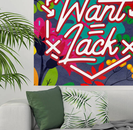 Want   Lack   12x12   Alpha by Ava Stochinsky