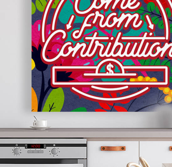 Come from Contribution   12x12   Alpha by Ava Stochinsky