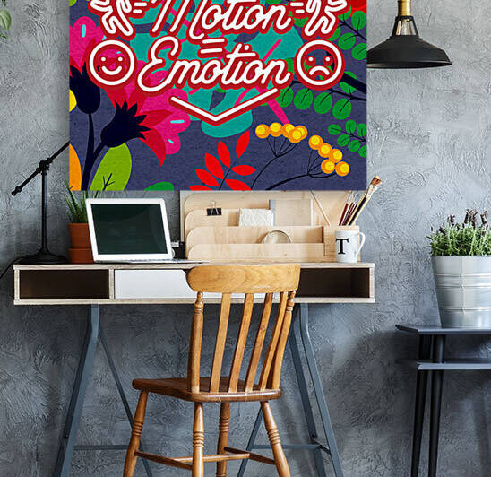 Motion   Emotion   24x24   Alpha by Ava Stochinsky