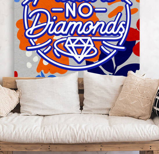 No pressure no diamonds   12x12   Bravo by Ava Stochinsky