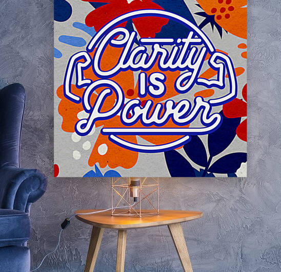 Clarity is Power   12x12   Bravo by Ava Stochinsky