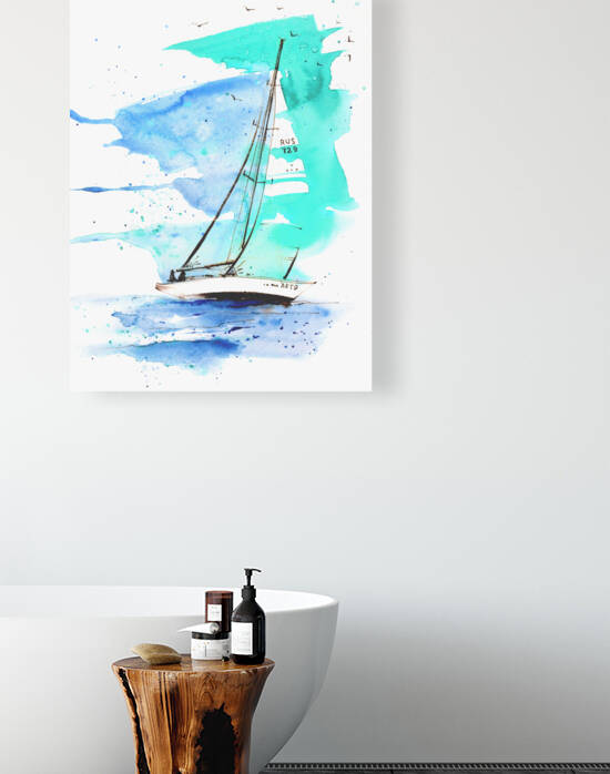 Sailboat 3 by Eugenia Gorbacheva