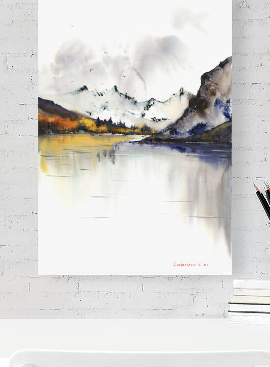 Mountain Lake 1 by Eugenia Gorbacheva