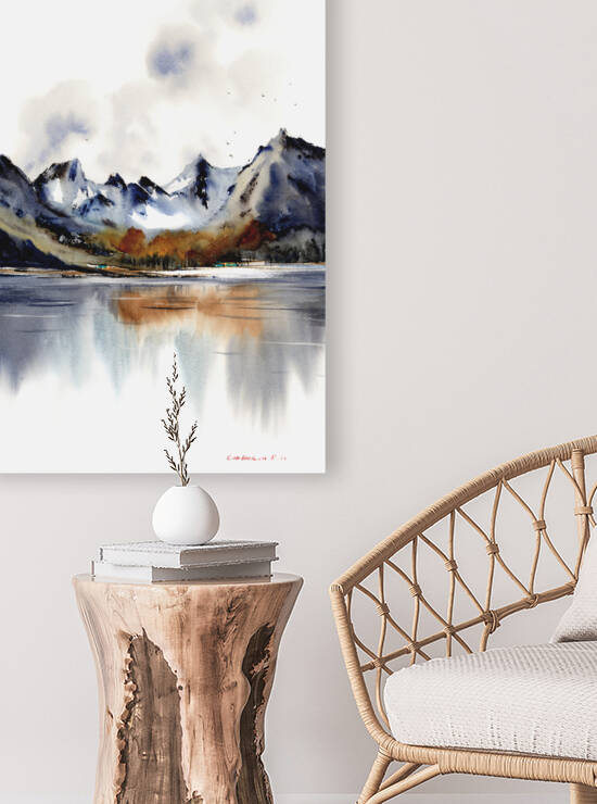 Mountain Lake 2 by Eugenia Gorbacheva