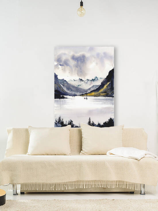 Mountain Lake 3 by Eugenia Gorbacheva