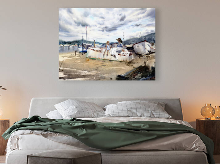 Spanish boats by Eugenia Gorbacheva