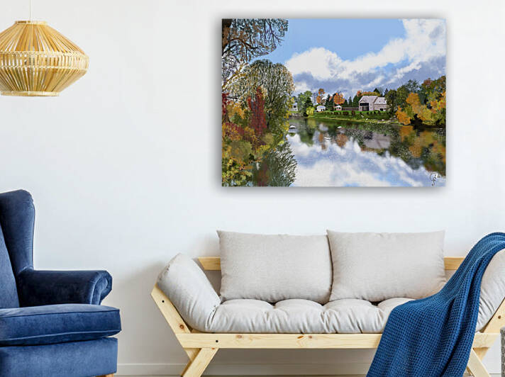 Reflets sur la riviere by Coloriflam