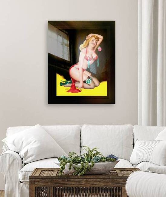 A Single Rose by Peter Driben Remastered Vintage Art Xzendor7 Reproductions by xzendor7