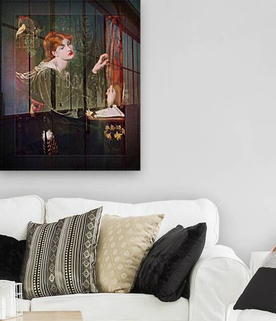 Veronica Veronese by Dante Gabriel Rossetti Remastered Xzendor7 Classical Fine Art Old Masters Reproductions by xzendor7