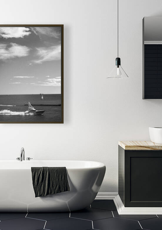 BW Feel the Rush PORTRAIT The Sailfish Tournament and Derby Collection Singer Island West Palm Beach Florida by 360 Studios