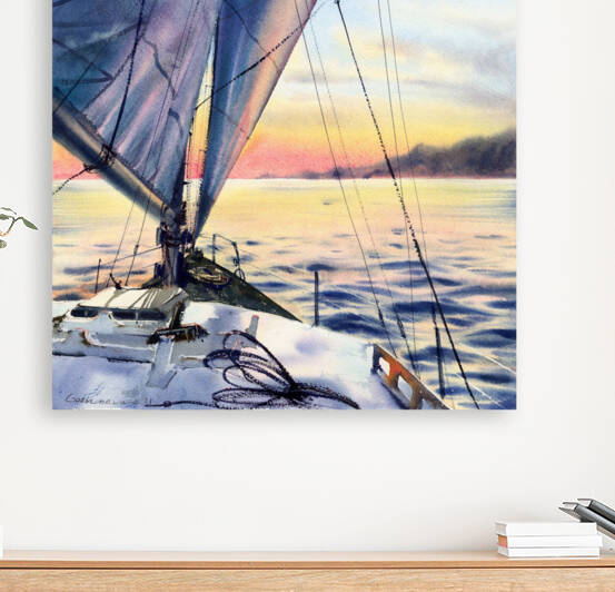 To meet the sunset by Eugenia Gorbacheva