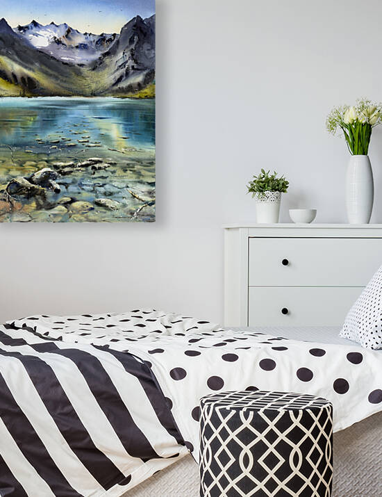 Turquoise lake 2 by Eugenia Gorbacheva