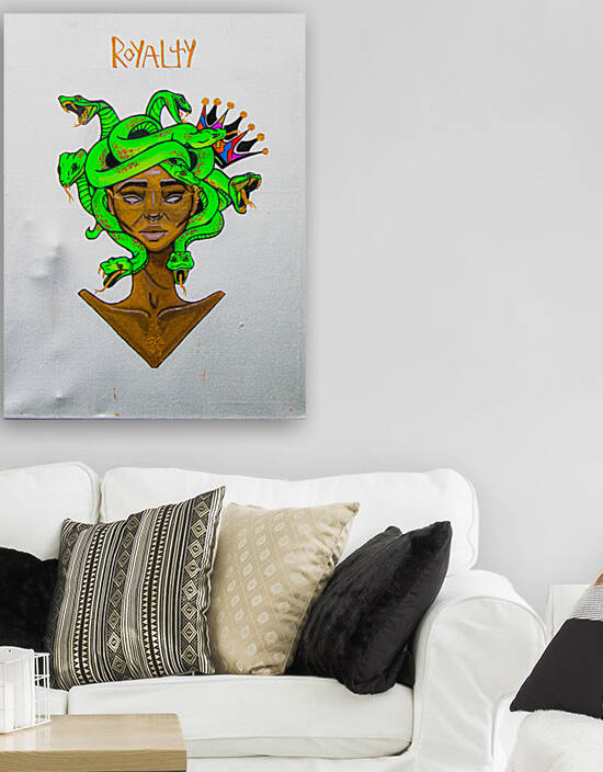 Melanated Medusa by Jyrek Robinson
