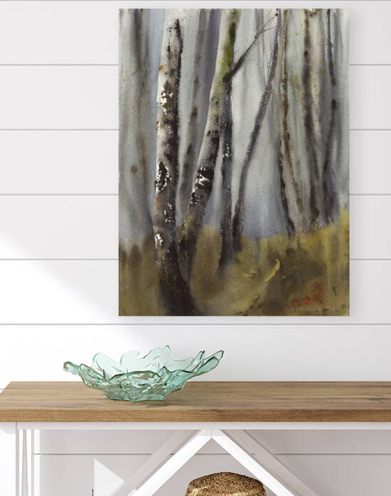 Birch Grove by Eugenia Gorbacheva