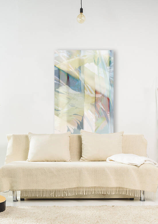 TRIPTYCH LIGHT LEAF A by Sibcod