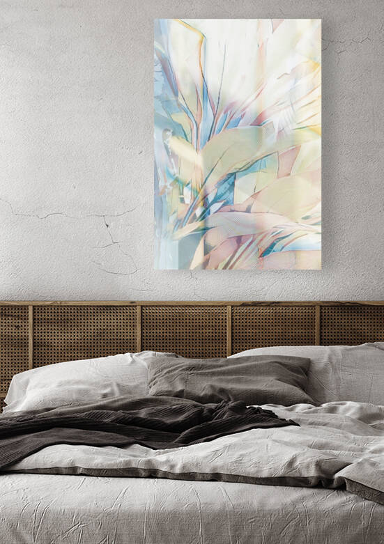 TRIPTYCH LIGHT LEAF B by Sibcod