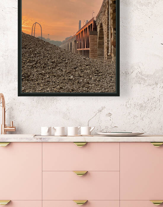 Stones at Stone Arch by Lisa Drew