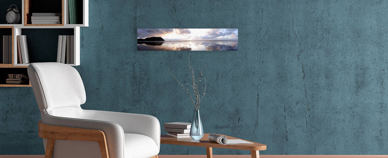 Seaside Panoramic Ocean View by E R Miller