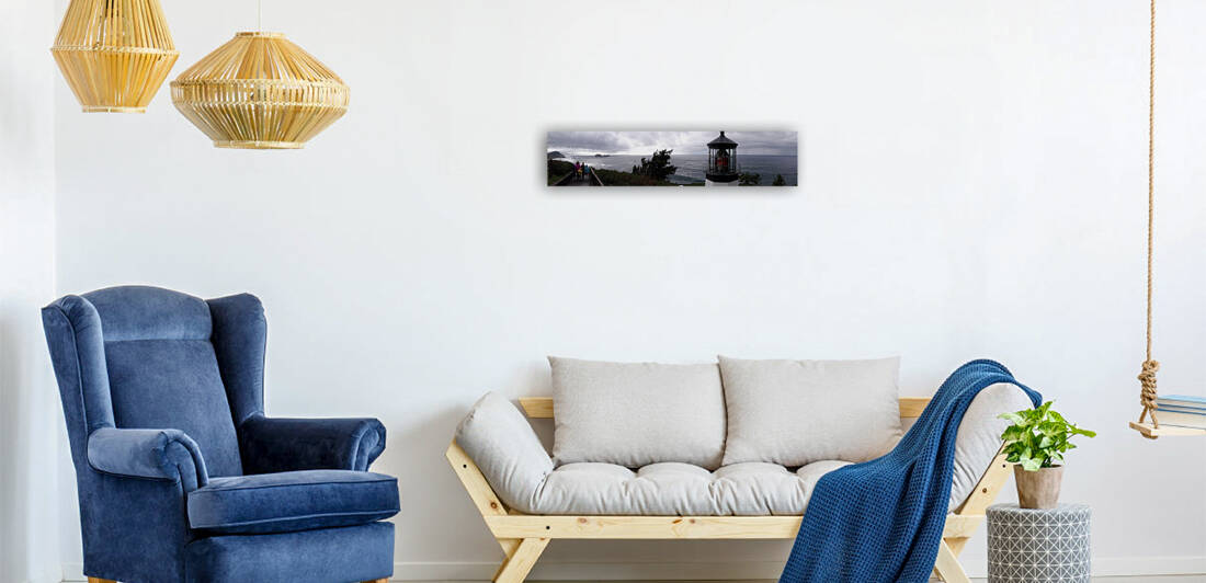 Cape Meares Lighthouse Family by E R Miller