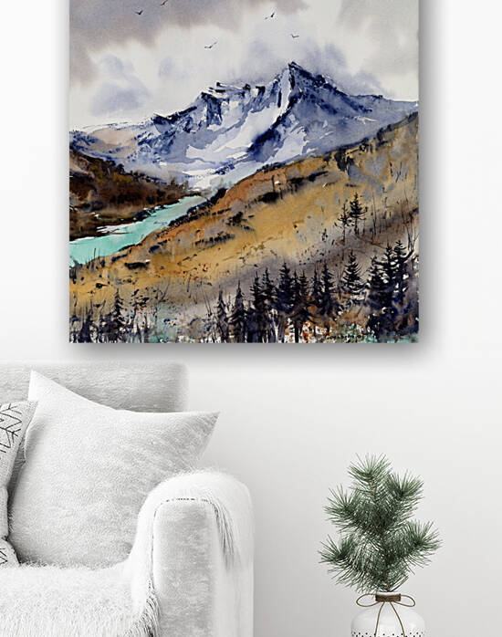 Turquoise river 2 by Eugenia Gorbacheva