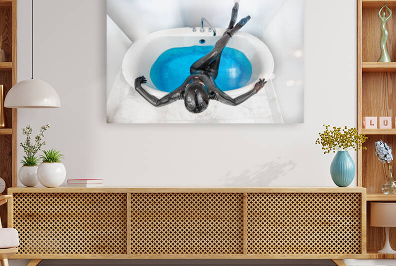 DefiantlyYours - Tub Art by CanadianFetishPhotos