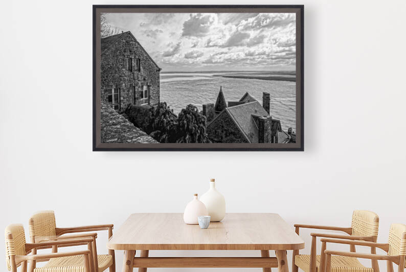 BW A Day at Mont Saint Michel 11 of 12 by 360 Studios