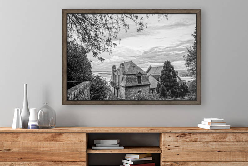 BW A Day at Mont Saint Michel 7 of 12 by 360 Studios