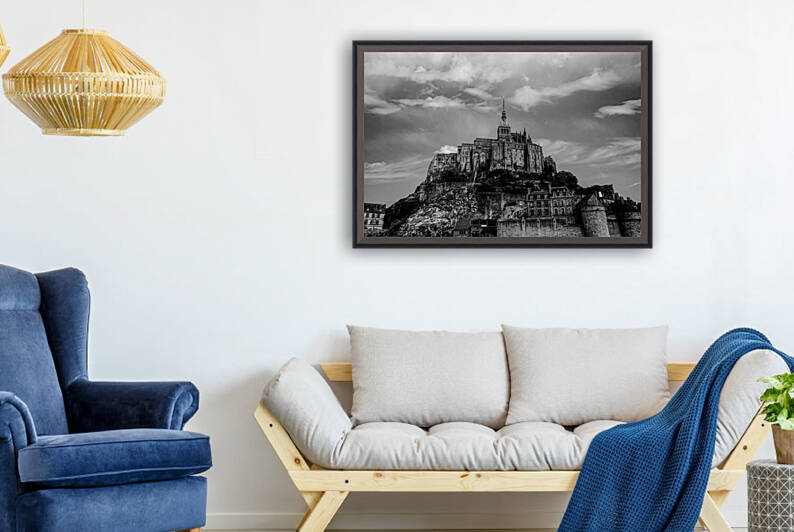 BW A Day at Mont Saint Michel 1 of 12 by 360 Studios
