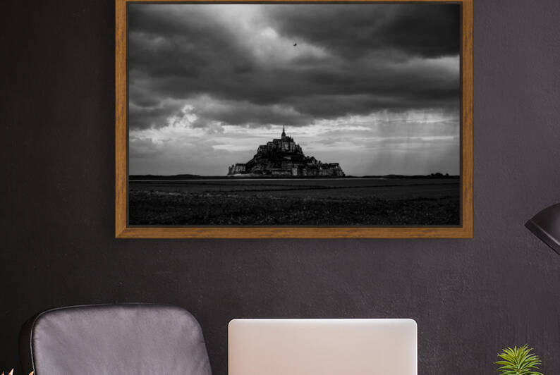 BW A Day at Mont Saint Michel 12 of 12 by 360 Studios
