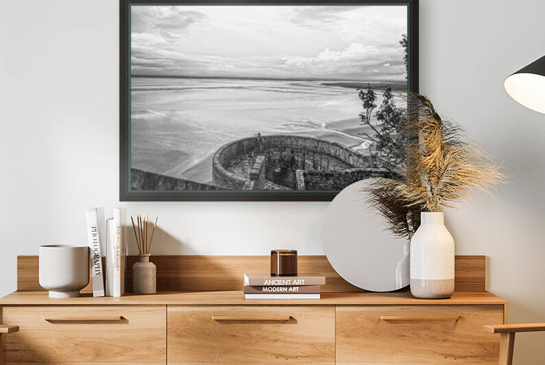 BW A Day at Mont Saint Michel 6 of 12 by 360 Studios