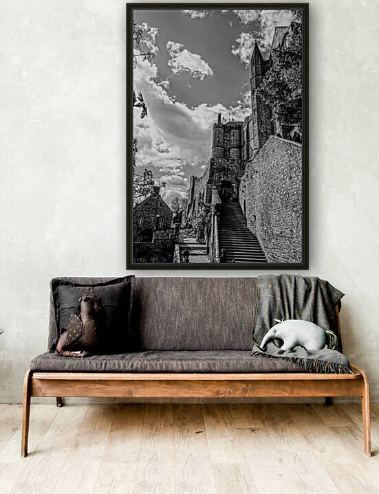 BW A Day at Mont Saint Michel 5 of 12 by 360 Studios