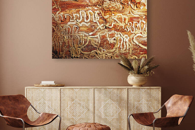 Artistic Insect Trails by Deb Oppermann