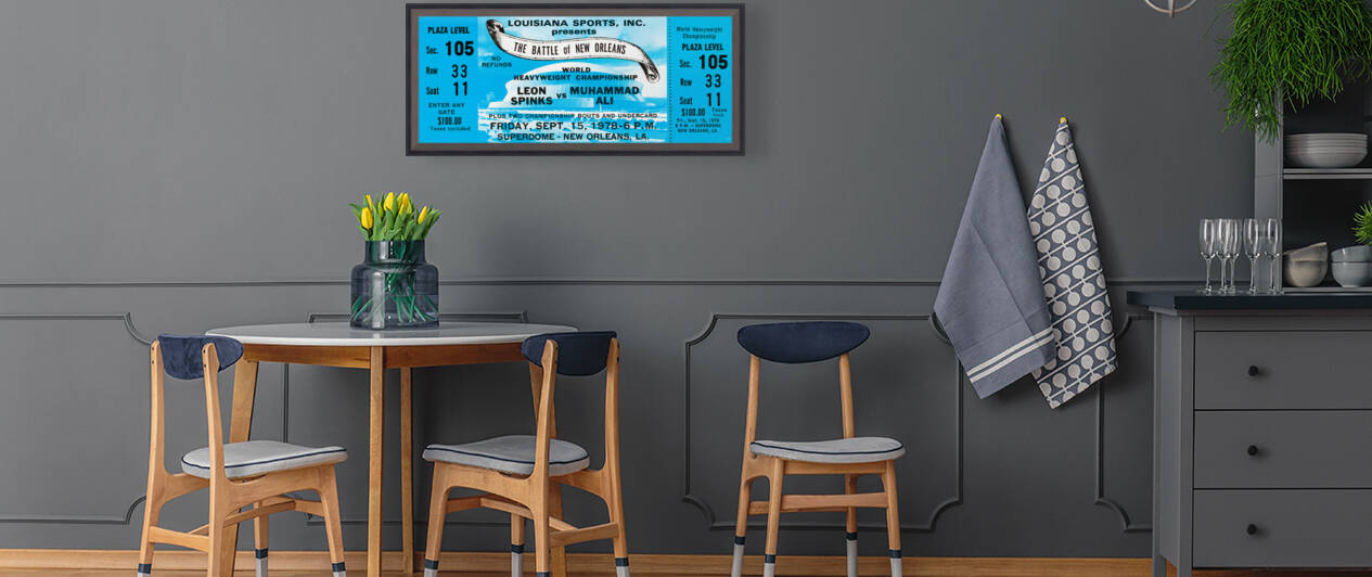 1978 Muhammad Ali vs. Leon Spinks Heavyweight Boxing Championship by Row One Brand