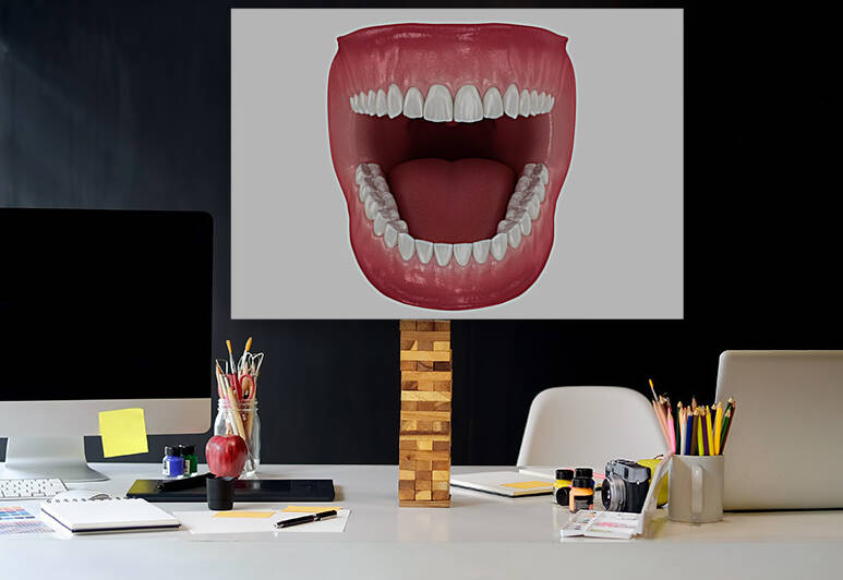 Dental anatomy - Opened Dentures by Alex Mit