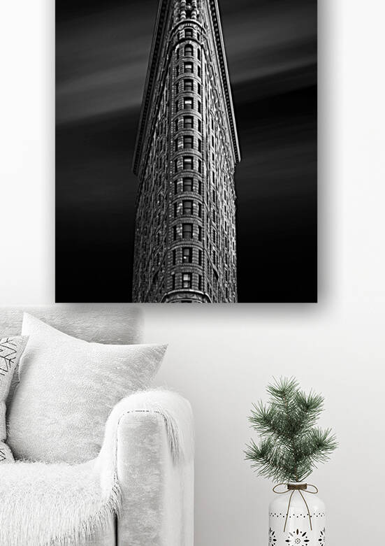 Flatiron building black and white by DELPHIMAGES