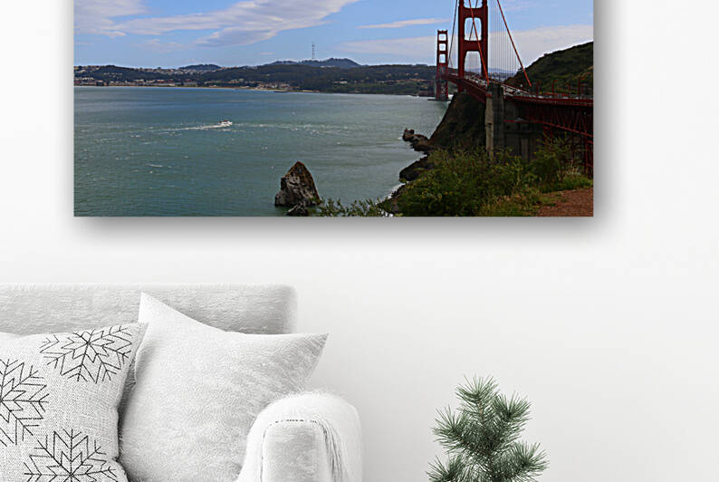 Red Tails Of San Fran Bridge  by IsabelVictoria